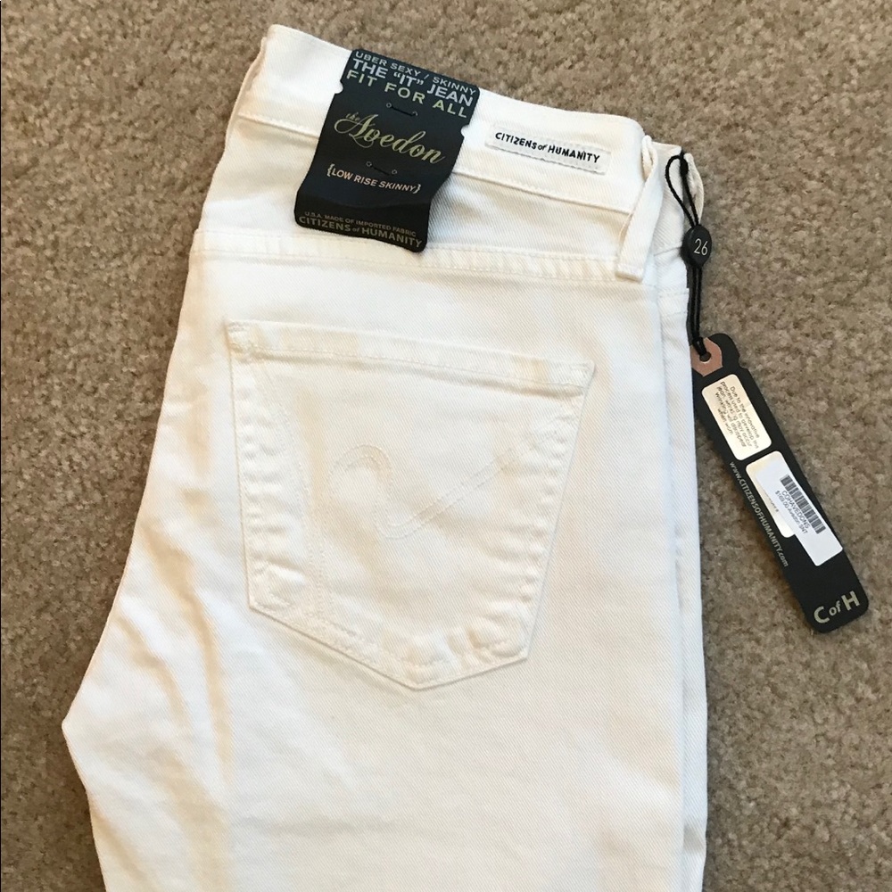 Citizens of Humanity Avedon White Denim size 26